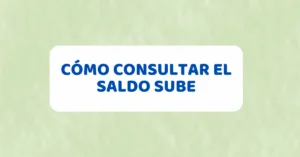 Consultar Mi Saldo Tarjeta SUBE: Guía Rápida